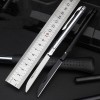 Portable stainless steel folding pen knife