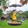 🌈Hot Sale 70% Off🎁Hanging Umbrella Girl Bird Feeder Garden Decor☂️