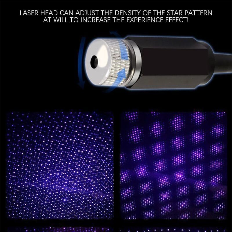 USB LIGHT CAR STAR PROJECTOR✨✨