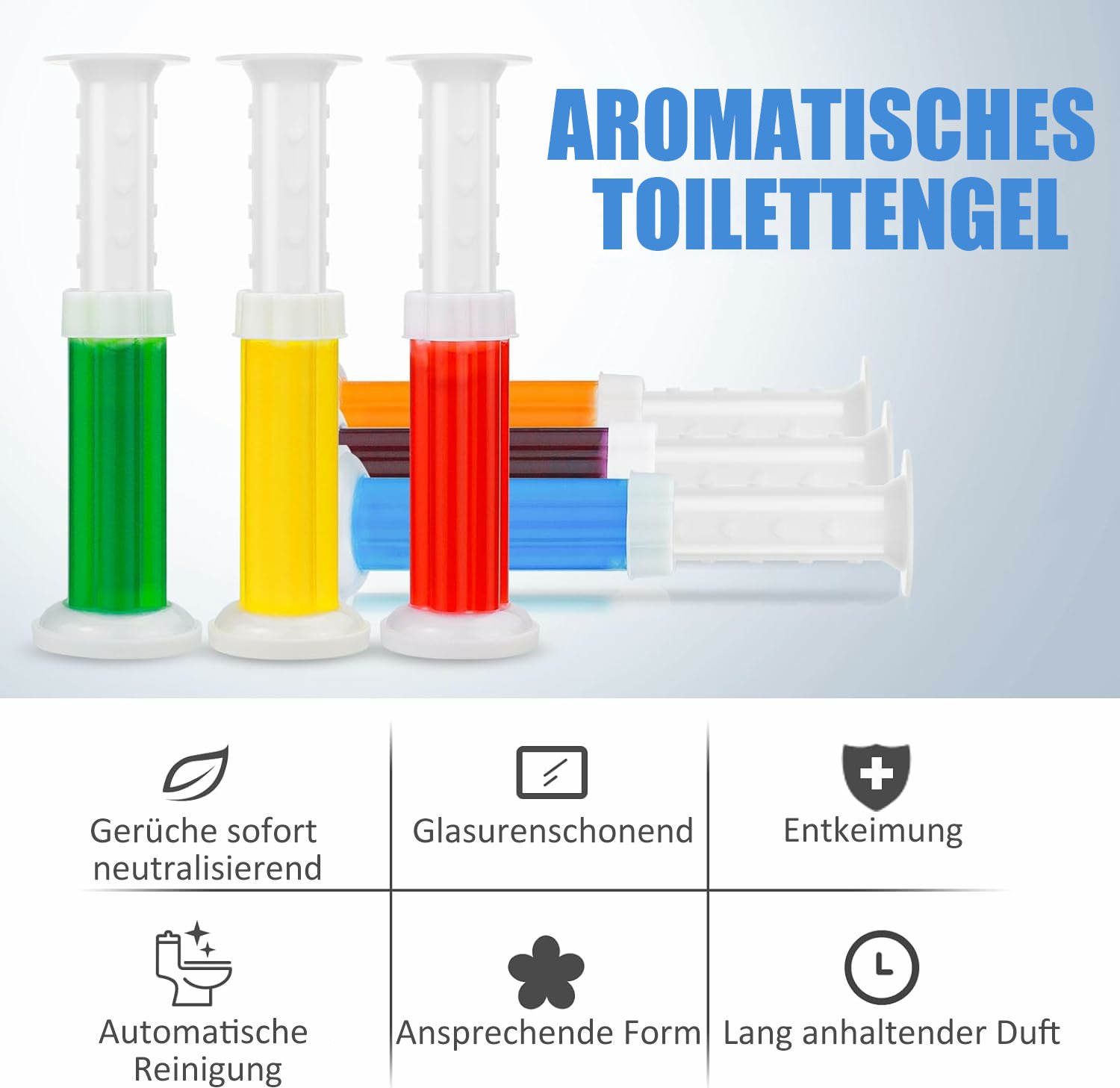 🔥Heißer Verkauf 49 % RABATT🚽84 Blumen Toilettenreiniger-Gelstempel