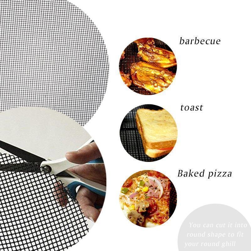 (❤️Father's Day Flash Sale - 65% OFF)NON-STICK BBQ GRILL MESH MAT , Buy 2 Get 1 Free