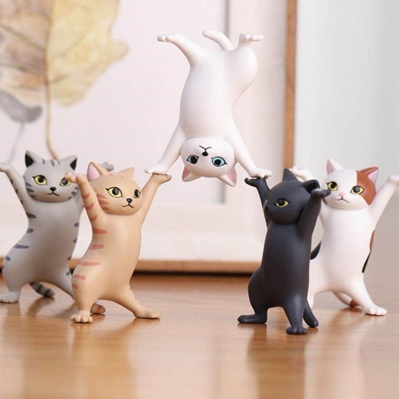 (🌲EARLY CHRISTMAS SALE - 50% OFF) 🎁 Cat Dancing Decoration Figurines (BUY 2 GET 1 FREE)-15PCS