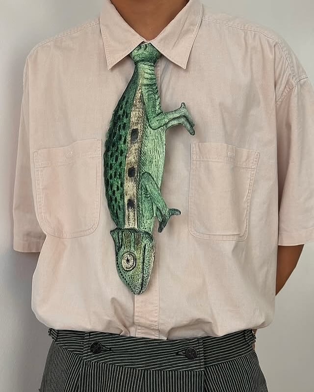 🎁Last Day Sale - 70% OFF🎉Animal Creative Tie🦊🦈👔