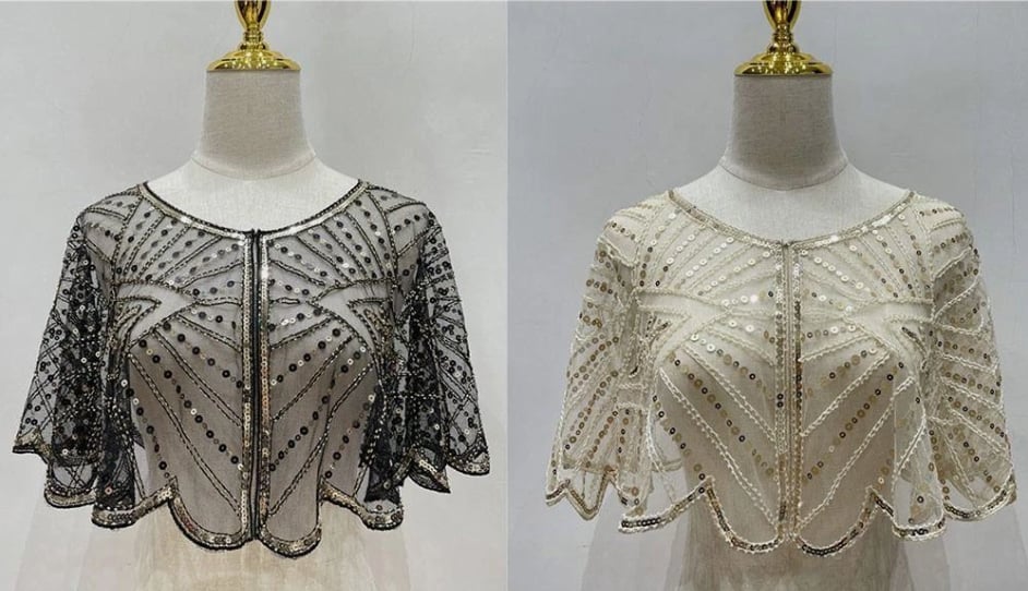 🔥Last Day 49% OFF - Vintage Lace Beaded Shawl