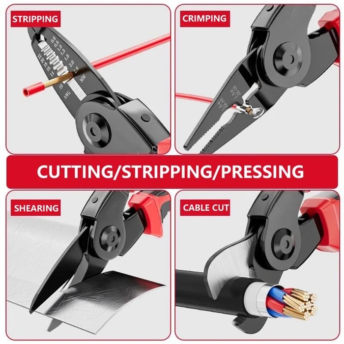 (🔥HOT SALE NOW 50% OFF)--Multifunctional 5-in-1 Interchangeable Head Pliers Tool Set