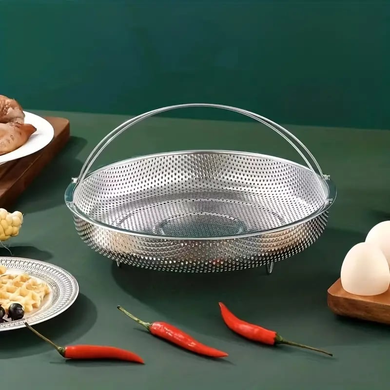 Things I Love: Collapsible Steel Steaming Baskets - DadCooksDinner