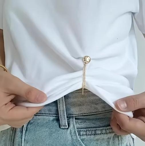 🔥Last Day Promotion 70% OFF🔥4Pcs T-shirt Shortening Clothes with Adjustable Buckle⚡BUY 5 GET 3 FREE