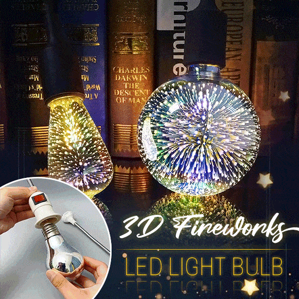 (🌲Early Christmas Sale- SAVE 48% OFF)3D Fireworks LED Light Bulb🔥Buy 4 Get Extra 15% OFF&Free Shipping Worldwide