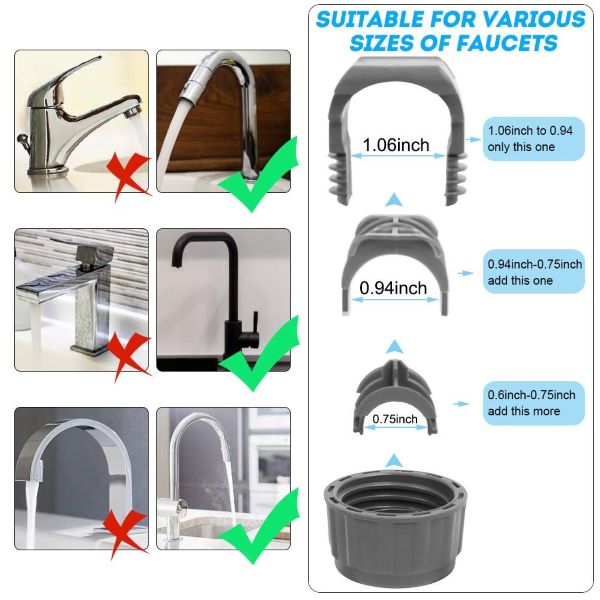 🔥Clearance Sale-50% OFF-Stainless Steel Faucet Rack(👍BUY MORE SAVE MORE)