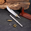 Meteorite Damascus Collectible Knife