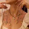 🌈 Letter Beaded Necklace for Women🔤A-Z