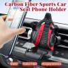 🏁Carbon Fiber Sports Car Seat Phone Holder