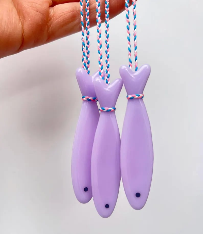 LAST DAY 49% OFF🐟️Handmade Stained Glass Sardine Suncatcher