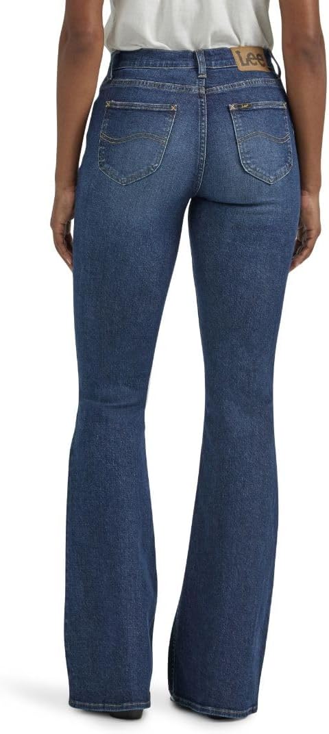 Lee Women's Legendary Mid Rise Flare Jean