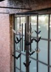 Mystic Bat & Pentagram Wind Chime
