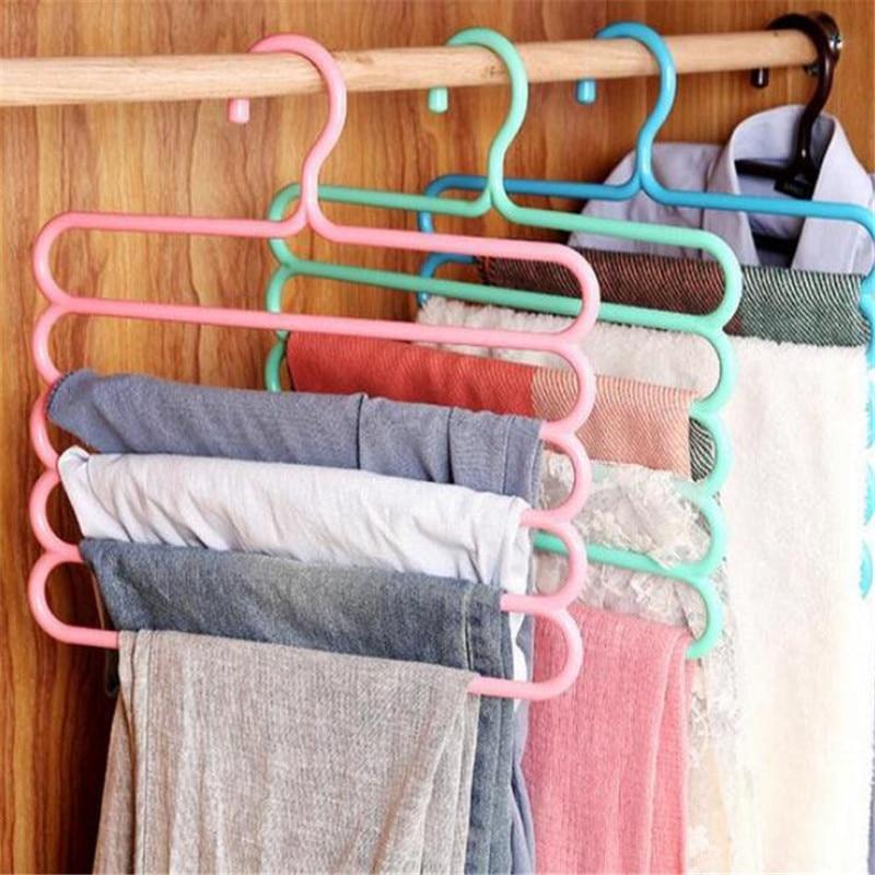 (🔥Hot Sale NOW- SAVE 48% OFF) Multi-Functional Pants Hangers-BUY 5 GET 2 FREE&FREE SHIPPING