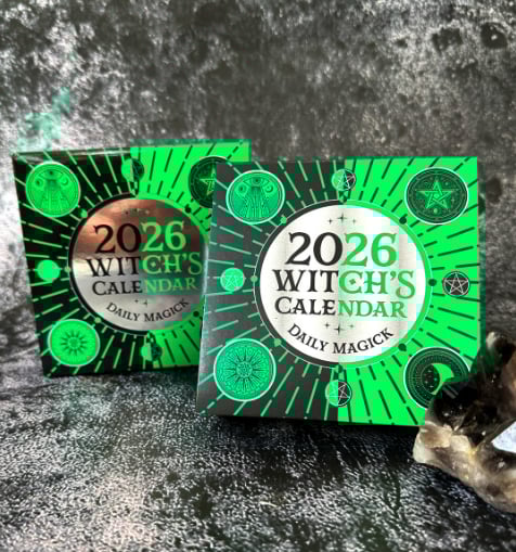 🔥LAST DAY SALE 50% OFF🧙📆2026 Witch's Calendar: Daily Magick Day-to-Day Calendar🔮