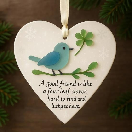 🎄TikTok Christmas Sale -70% OFF✨Heart-Shaped Sea Glass Friendship Decor💝- Shaped by Nature & Crafted by Hand