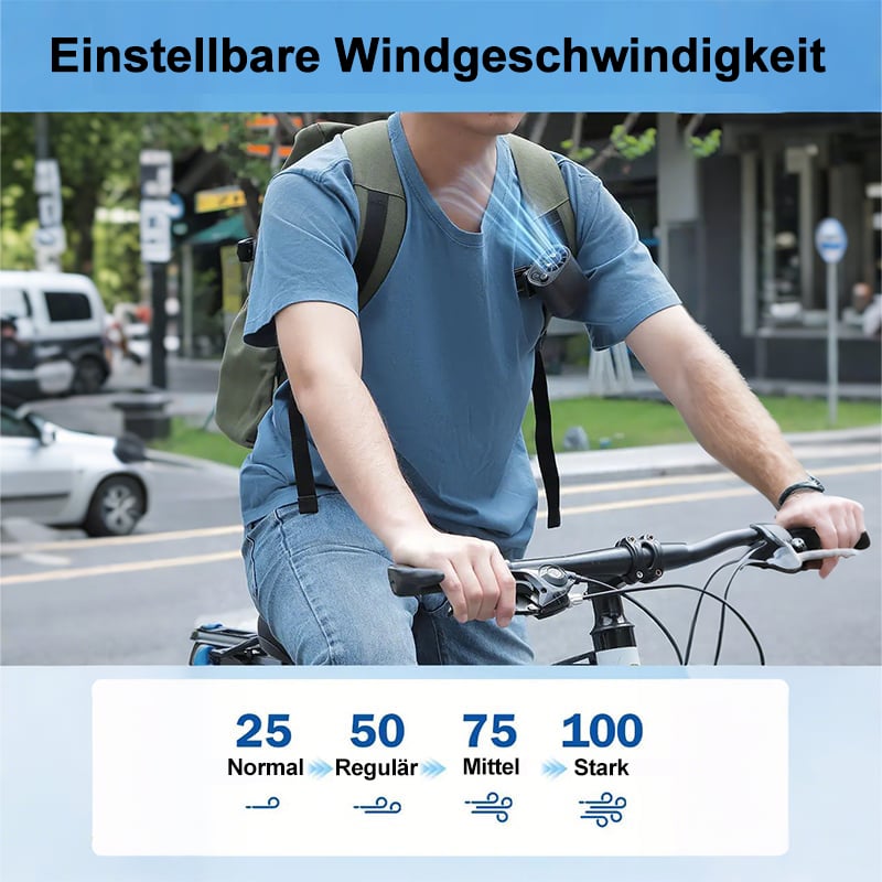 🎉Letzter Tag 49% Rabatt🔥Leistungsstarker, über USB wiederaufladbarer Lüfter