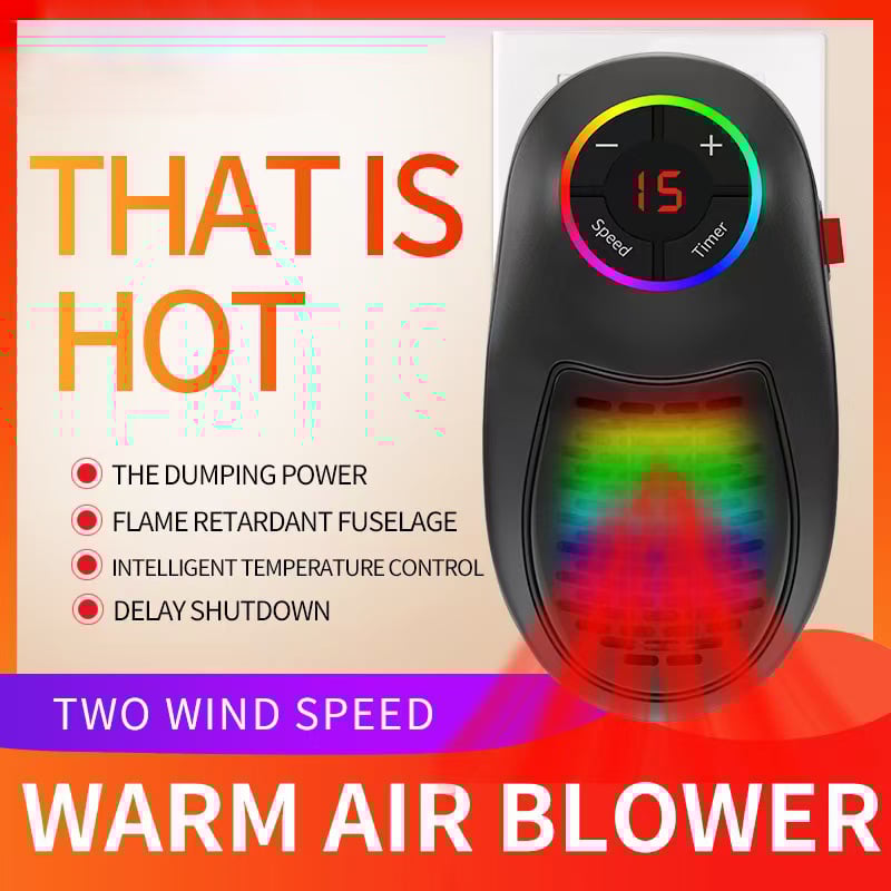 🎄TikTok Christmas Sale -70% OFF✨Remote Control Timing Color Lamp Heater🎅