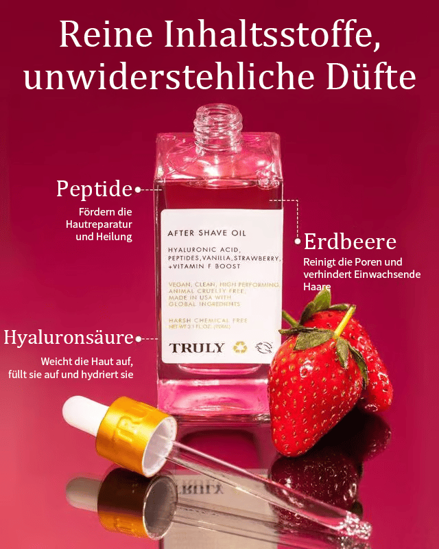 🔥Letzter Tag Sonderverkauf✨🍓After Shave Öl – Erdbeer- und Vanilleduft