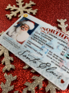 🎄(Christmas Hot Sale - 49% OFF) Santa Driving License,Christmas gift for kids - Buy 4 Free Shipping