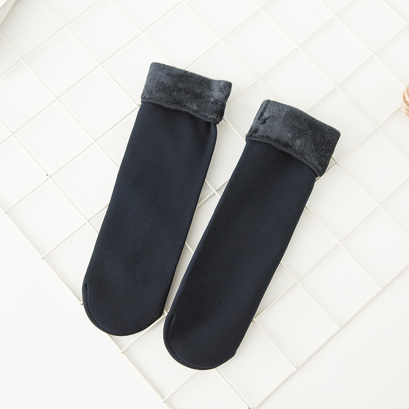 (🎅EARLY XMAS SALE - 50% OFF) Winter Wool Cotton Velvet Warm Socks, Buy 8 Free shipping