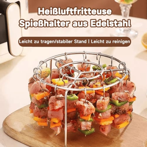 🔥Letzter Tag 50% RABATT--Luftfritteusen-Barbecue-Grill Vertikaler Kebab-Grill