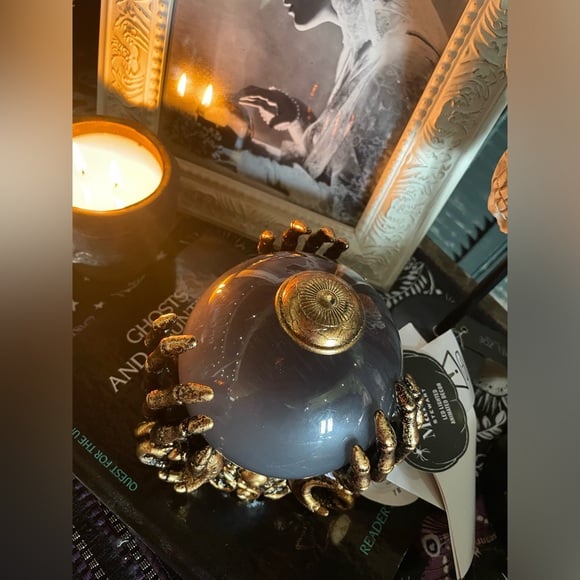 🎁TikTok Last Day Sale - 70% OFF🧙‍♀️🔮MARTHA STEWART NWT LED Lighted Animated Decor Halloween Crystal Ball With Fog