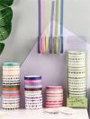 Slim Simple Print Masking Tape 20rolls