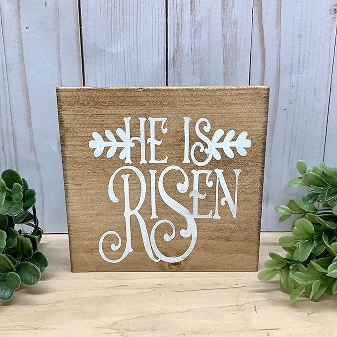 💕He is Risen Tiered Tray Decor Kit (Buy 2 Free Shipping)