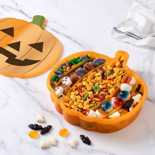 🔥Last Day 50% OFF -Figural Ghost Halloween Snackle Box Food Storage Container