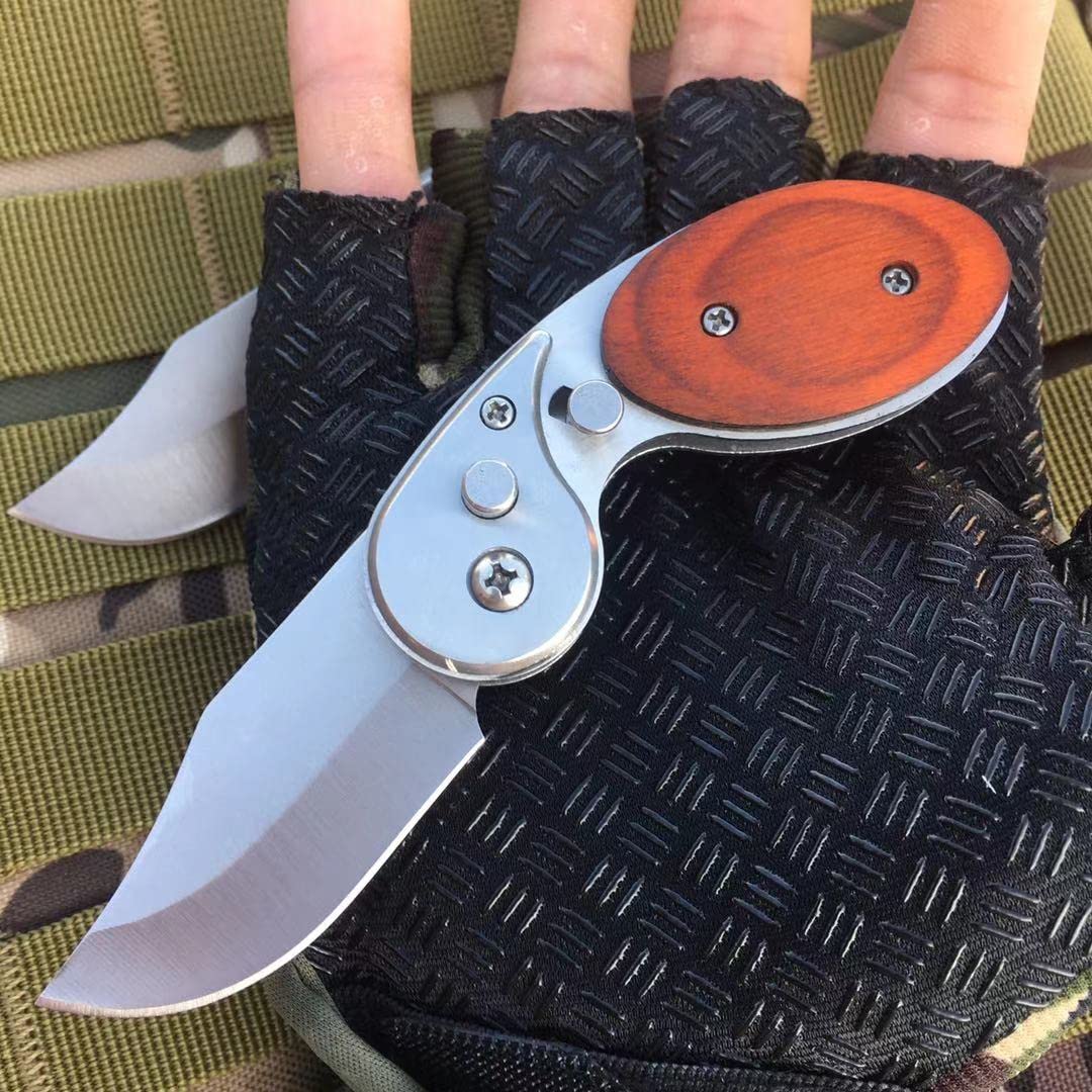 🔥LAST DAY 70% OFF🔥 Wood Handle Outdoor Mini Folding Knife