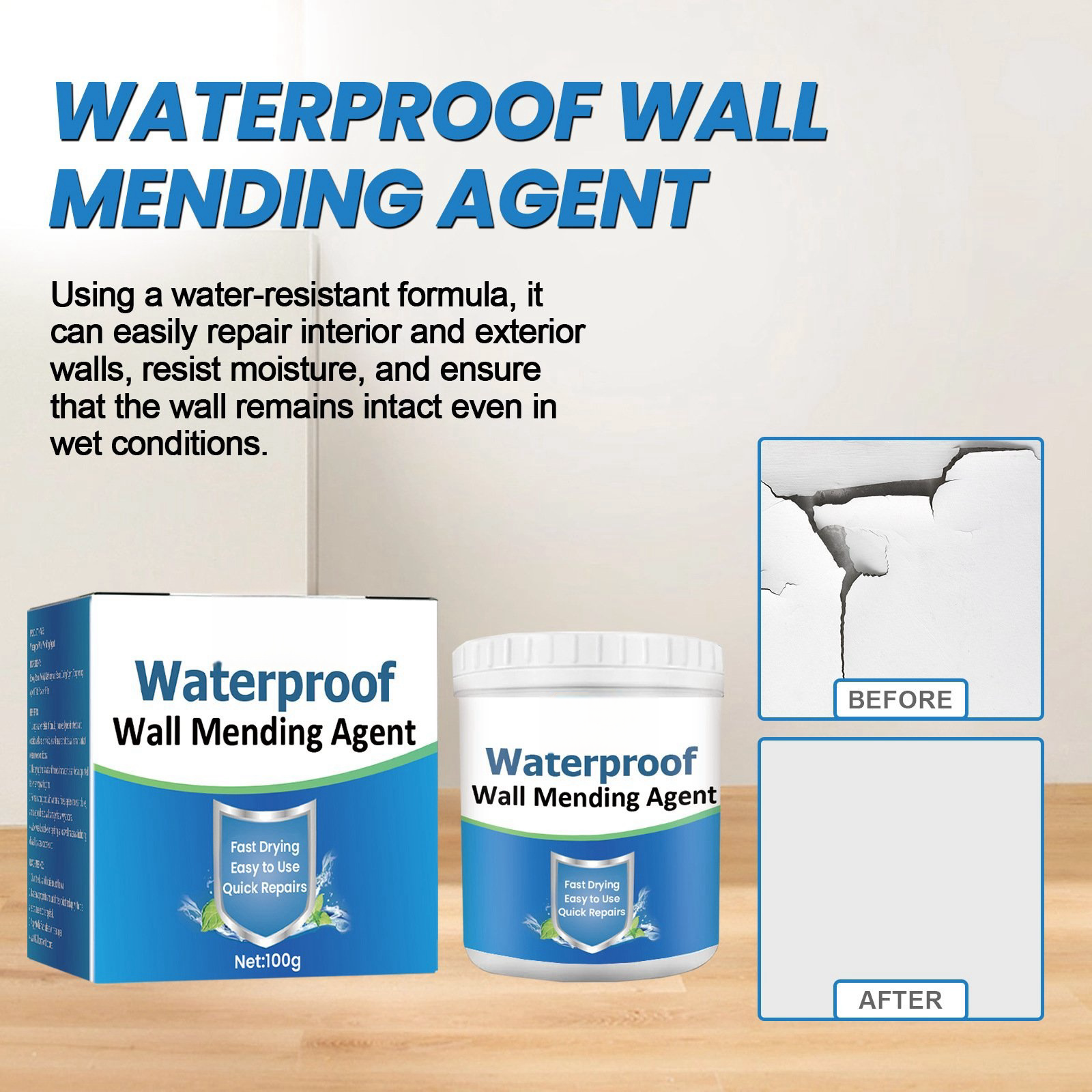 Tiktok Summer Sale🎉Waterproof Wall Mending Agent Kit