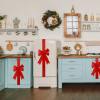 🎄TikTok Christmas Sale -70% OFF✨Christmas Cabinet Ribbons Bows🎀