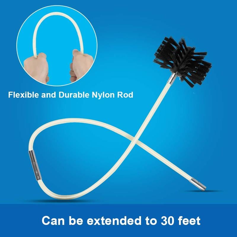 🎁TikTok Last Day Sale - 70% OFF🎉30 Feet Dryer Vent Cleaner Kit