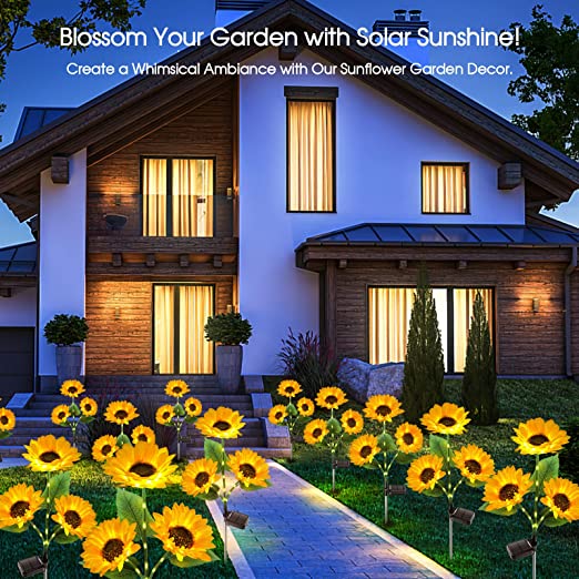 🌻Last Day 70% OFF-- Waterproof Solar Sunflower Light