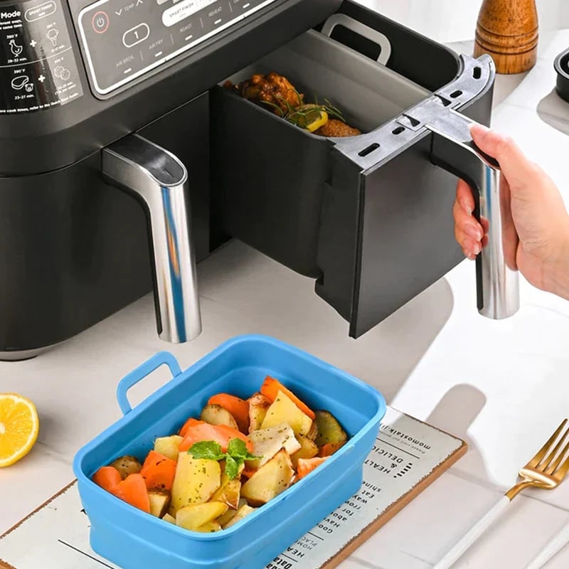 🔥Last Day Promotion 50% OFF🔥Foldable Air Fryer Silicone Baking Tray