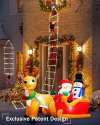⏰LAST DAY SALE 50% OFF💥Christmas LED Ladder Lights with Climbing Santa Claus