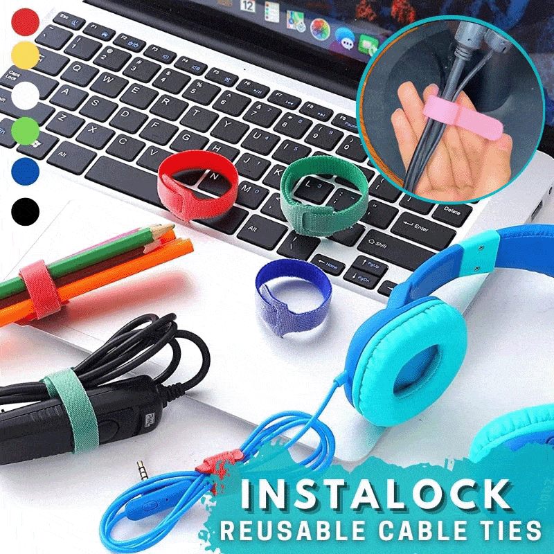 (Last Day Promotion - 49% OFF) Reusable Cable Ties 🔥Buy More Save More