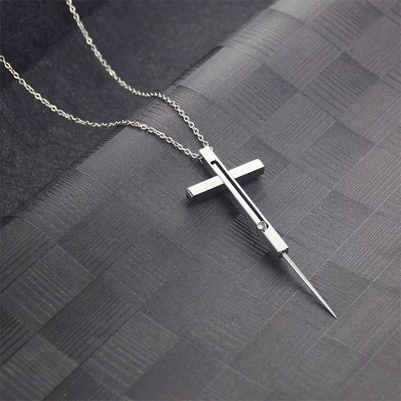 (🔥Early Christmas Sale - 49% OFF)Cross Self-Defense Necklace