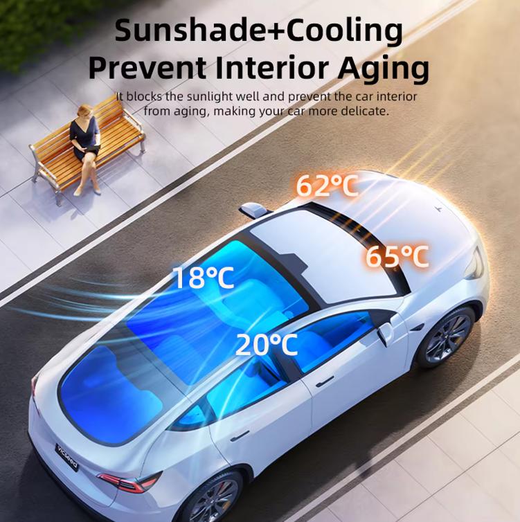 ⏰LAST DAY SALE 50% OFF - 2025 New Automatic Retractable Car Sunshade