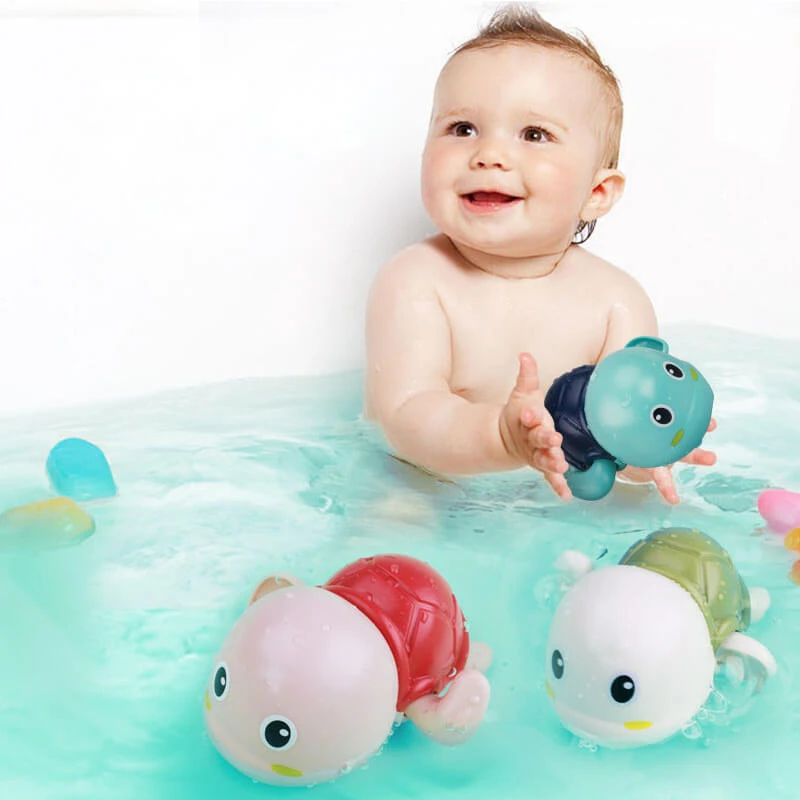 (Women's Day Sale- 50% OFF) Baby Bath Pool Swimming Clockwork Toy