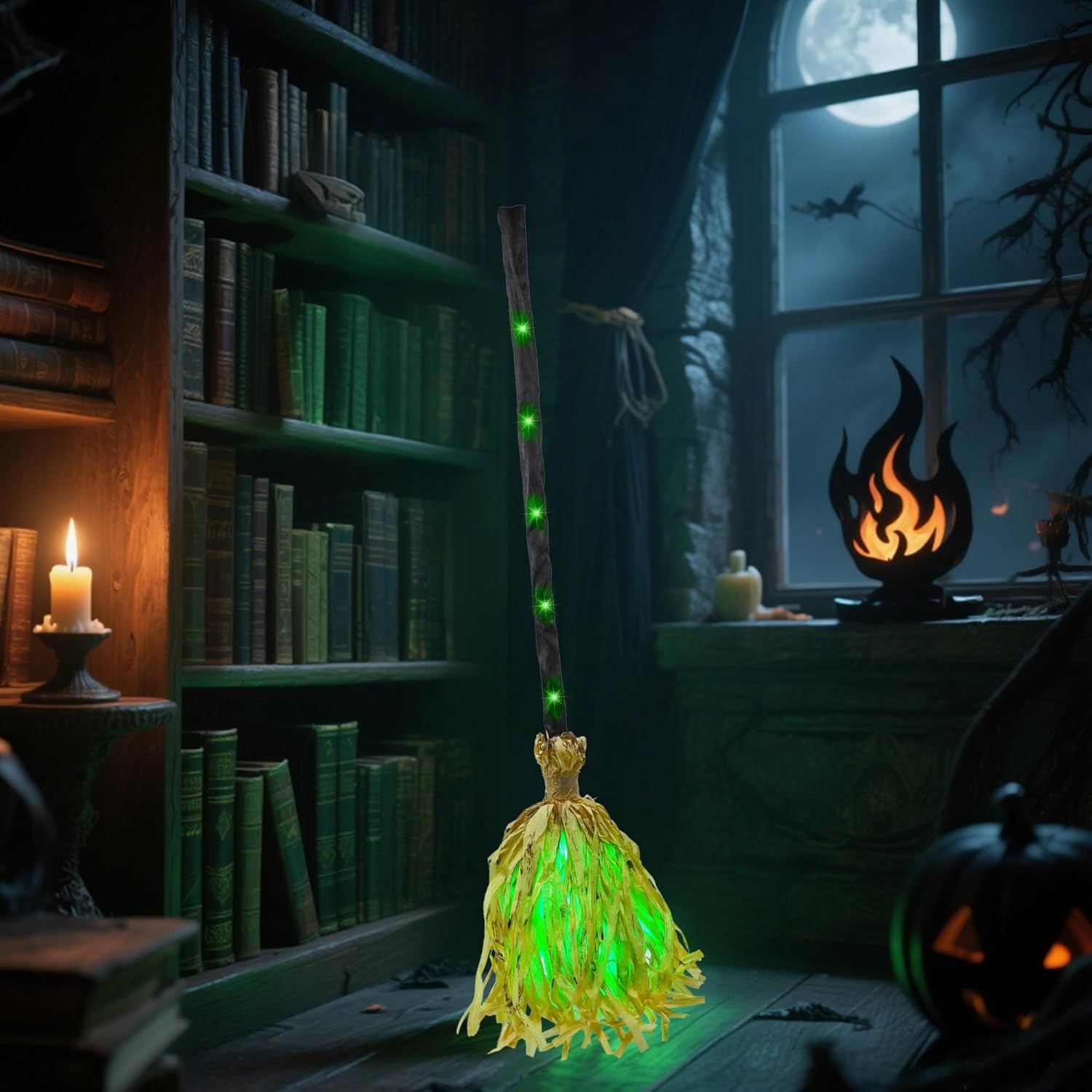 ⏰LAST DAY SALE 50% OFF💥Witches Broom Halloween Decor