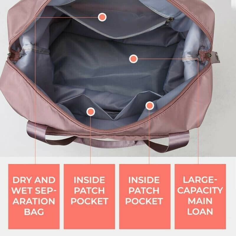 🔥Last day 65% OFF-Large capacity folding travel bag(BUY MORE SAVE MORE)