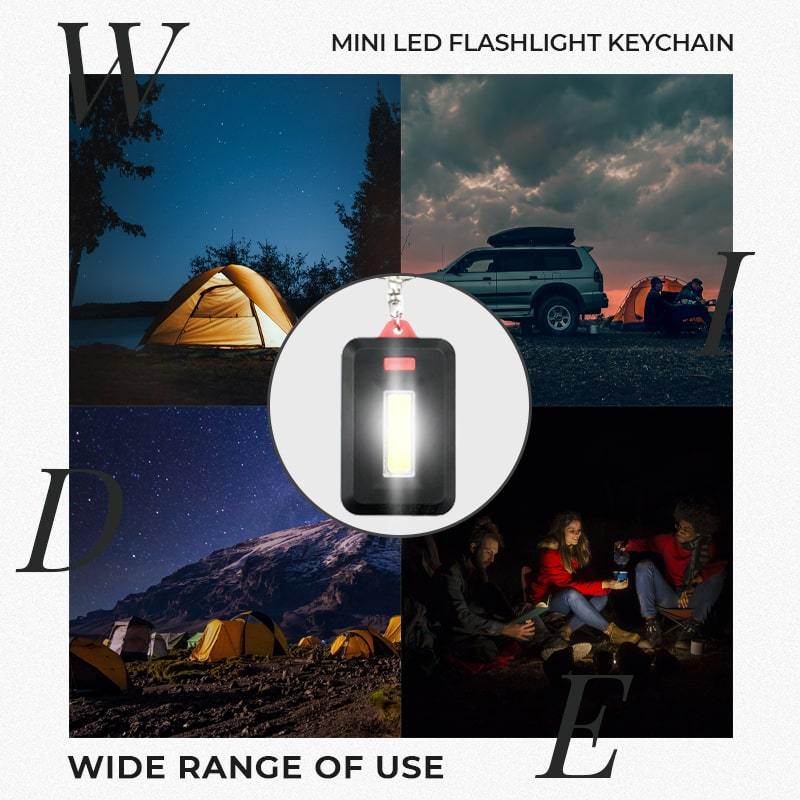 (🌲Early Christmas Sale- SAVE 48% OFF)Mini LED Flashlight Keychain--buy 5 get 3 free & free shipping（8pcs）