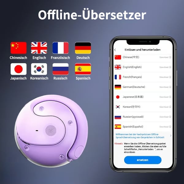 🏆Letzter Tag Verkauf 49% Rabatt🔥AI Translation OWS Wireless Neue Bluetooth5,4 Kopfhörer (Passend für iOS und Android)