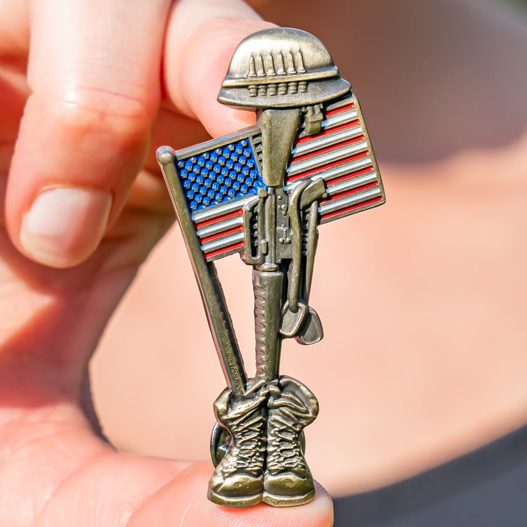 🔥United States 250th Anniversary🦅Handmade Soldier Memorial Pin - 100% Made in the USA