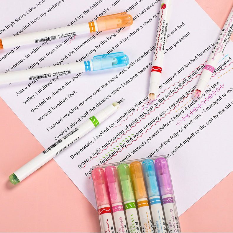(🎅Early Christmas Sale- 49% OFF) 🌈Curve Highlighter Pen🎁Ideal Stocking Stuffers