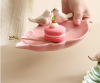 🌸 Handmade Ceramic Bird Flower Plate — Where Art Meets Functionality 🌟